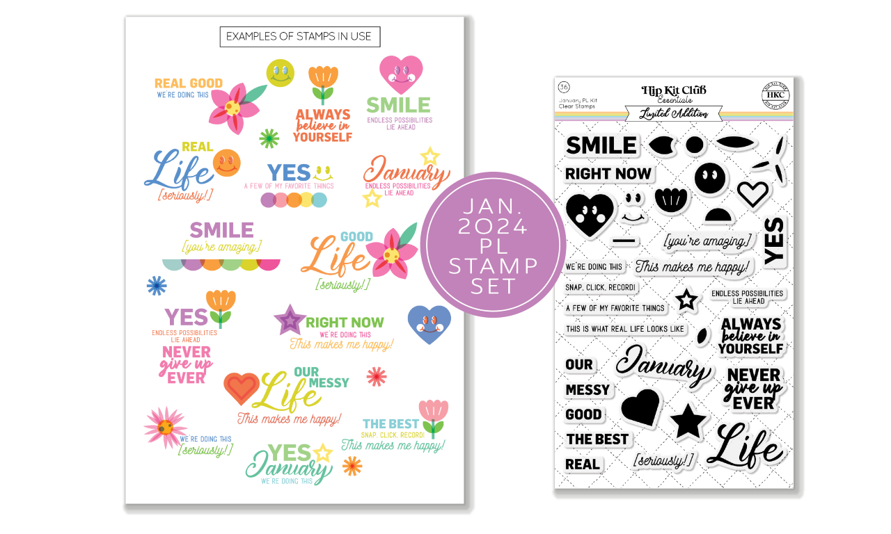 January 2024 Pocket Life Stamp Set