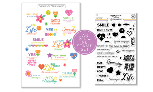 January 2024 Pocket Life Stamp Set