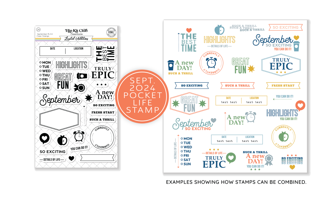 September 2024 Pocket Life Stamp Set