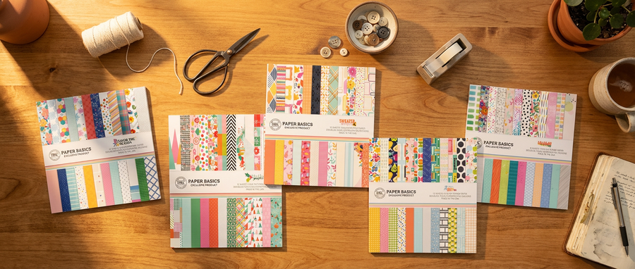 Patterned Paper Kits for Scrapbooking | Hip Kits
