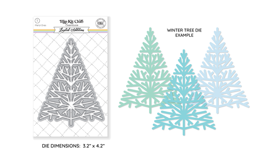 December 2023 Snowflake Tree Metal Die