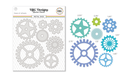 April 2026 Wheels & Gears Metal Die Set