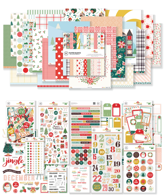 November 2024 Patterned Paper + Embellishment Bundle