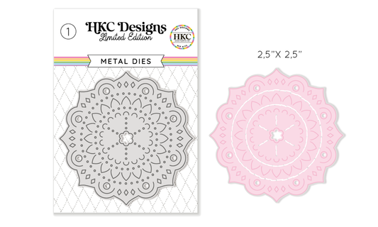 March 2026 Stitchable Mandala Metal Die